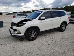 Salvage cars for sale at New Braunfels, TX auction: 2017 Honda Pilot EXL