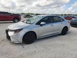 Salvage cars for sale at Arcadia, FL auction: 2022 Toyota Corolla LE