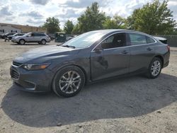 Chevrolet salvage cars for sale: 2017 Chevrolet Malibu LT