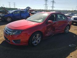 Salvage cars for sale at Elgin, IL auction: 2011 Ford Fusion Sport