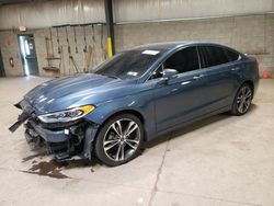 Ford salvage cars for sale: 2019 Ford Fusion Titanium