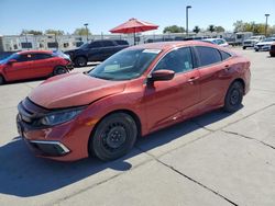 Honda salvage cars for sale: 2019 Honda Civic LX