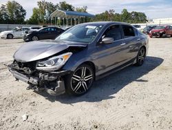 Salvage cars for sale at Spartanburg, SC auction: 2017 Honda Accord Sport