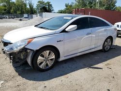 Salvage cars for sale at Baltimore, MD auction: 2014 Hyundai Sonata Hybrid