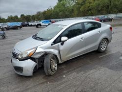 Salvage cars for sale at Ellwood City, PA auction: 2012 KIA Rio EX