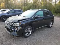 Salvage cars for sale at Cookstown, ON auction: 2015 Lexus RX 350 Base