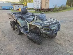 Salvage motorcycles for sale at Montreal Est, QC auction: 2019 Can-Am Outlander Max 6X6 650 DPS