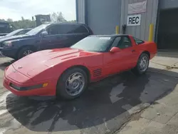 Salvage cars for sale at Duryea, PA auction: 1993 Chevrolet Corvette