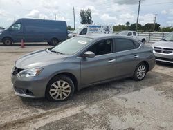 Salvage cars for sale at Miami, FL auction: 2016 Nissan Sentra S