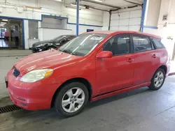 Buy Salvage Cars For Sale now at auction: 2003 Toyota Corolla Matrix XR