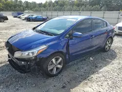 Salvage cars for sale at Ellenwood, GA auction: 2018 KIA Forte LX