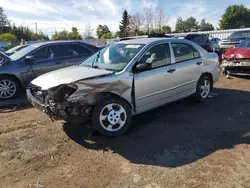 Salvage cars for sale at auction: 2005 Toyota Corolla CE