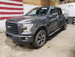 Salvage cars for sale from Copart Anchorage, AK: 2016 Ford F150 Supercrew