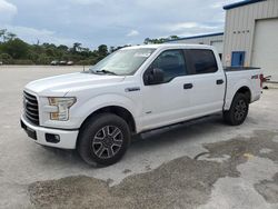 Salvage cars for sale from Copart Fort Pierce, FL: 2017 Ford F150 Supercrew