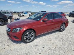 Salvage cars for sale at Taylor, TX auction: 2020 Mercedes-Benz C 300 4matic