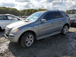 Mercedes-Benz salvage cars for sale: 2011 Mercedes-Benz ML 350 4matic