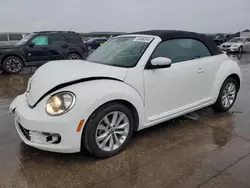 Salvage cars for sale at Grand Prairie, TX auction: 2014 Volkswagen Beetle