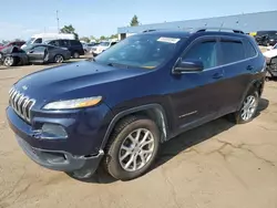 Salvage cars for sale at Woodhaven, MI auction: 2014 Jeep Cherokee Latitude