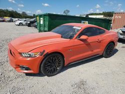 Salvage cars for sale at Hueytown, AL auction: 2016 Ford Mustang GT