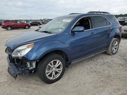 Salvage cars for sale at Houston, TX auction: 2017 Chevrolet Equinox LT