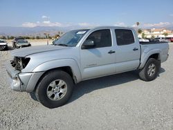 Salvage cars for sale at Mentone, CA auction: 2007 Toyota Tacoma Double Cab