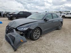 Salvage cars for sale at Houston, TX auction: 2020 Hyundai Sonata SEL