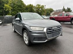 Salvage cars for sale at North Billerica, MA auction: 2018 Audi Q5 Premium