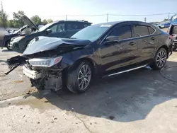 Acura salvage cars for sale: 2018 Acura TLX Tech