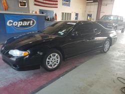 Chevrolet salvage cars for sale: 2004 Chevrolet Monte Carlo LS