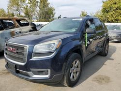 Salvage cars for sale at Bridgeton, MO auction: 2015 GMC Acadia SLE