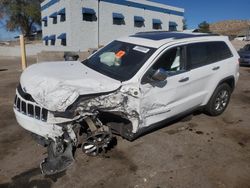 Salvage cars for sale at Albuquerque, NM auction: 2016 Jeep Grand Cherokee Limited