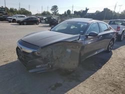 Salvage cars for sale at Bridgeton, MO auction: 2018 Honda Accord EXL