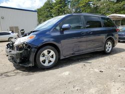 Salvage cars for sale at Austell, GA auction: 2020 Toyota Sienna LE