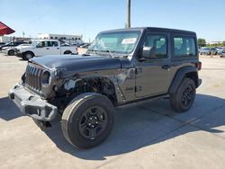 Salvage cars for sale at Grand Prairie, TX auction: 2022 Jeep Wrangler Sport