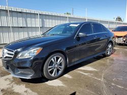 Mercedes-Benz salvage cars for sale: 2015 Mercedes-Benz E 250 Bluetec