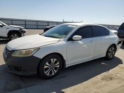 Salvage cars for sale at Fresno, CA auction: 2013 Honda Accord LX