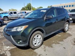 Salvage cars for sale at Littleton, CO auction: 2013 Toyota Rav4 LE