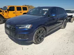 Salvage cars for sale at Taylor, TX auction: 2021 Audi Q7 Prestige