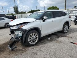 Toyota Vehiculos salvage en venta: 2022 Toyota Highlander Limited