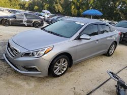 Hyundai Sonata Vehiculos salvage en venta: 2015 Hyundai Sonata SE