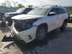 Salvage cars for sale at Lebanon, TN auction: 2017 Toyota Highlander SE