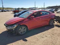 Salvage cars for sale from Copart Colorado Springs, CO: 2018 Hyundai Elantra SEL