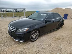 Salvage cars for sale at Temple, TX auction: 2016 Mercedes-Benz E 350