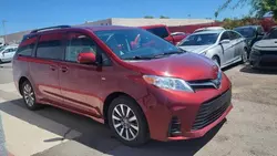 Toyota Vehiculos salvage en venta: 2020 Toyota Sienna LE