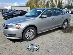 Salvage cars for sale at Arlington, WA auction: 2014 Volkswagen Passat S