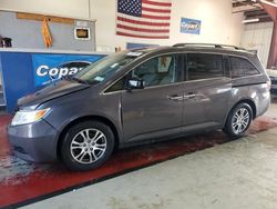 Salvage cars for sale at Angola, NY auction: 2012 Honda Odyssey EX