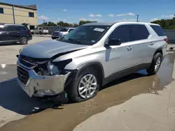 Chevrolet salvage cars for sale: 2021 Chevrolet Traverse LS