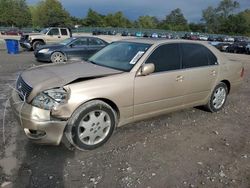 Salvage cars for sale at Madisonville, TN auction: 2003 Lexus LS 430