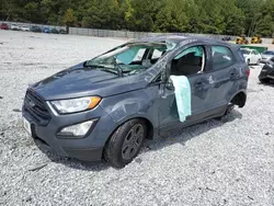 Salvage cars for sale at Gainesville, GA auction: 2018 Ford Ecosport S