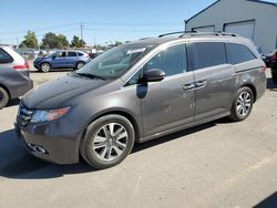 Salvage cars for sale at Nampa, ID auction: 2015 Honda Odyssey Touring